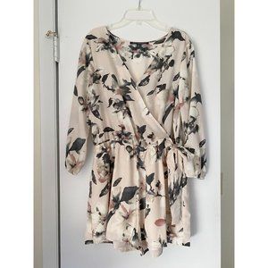 Floral Long Sleeve Romper